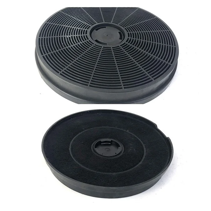 Round Range Hood Charcoal Filter Smoking Cooker Hood Grease Filter Activated Carbon Filter for Kitchen Hood