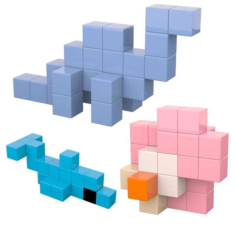 OEM Magnetic Toys Magic Cubes Stress Relief for Adults Magnet Blocks for Kids Magnetic Building Blocks