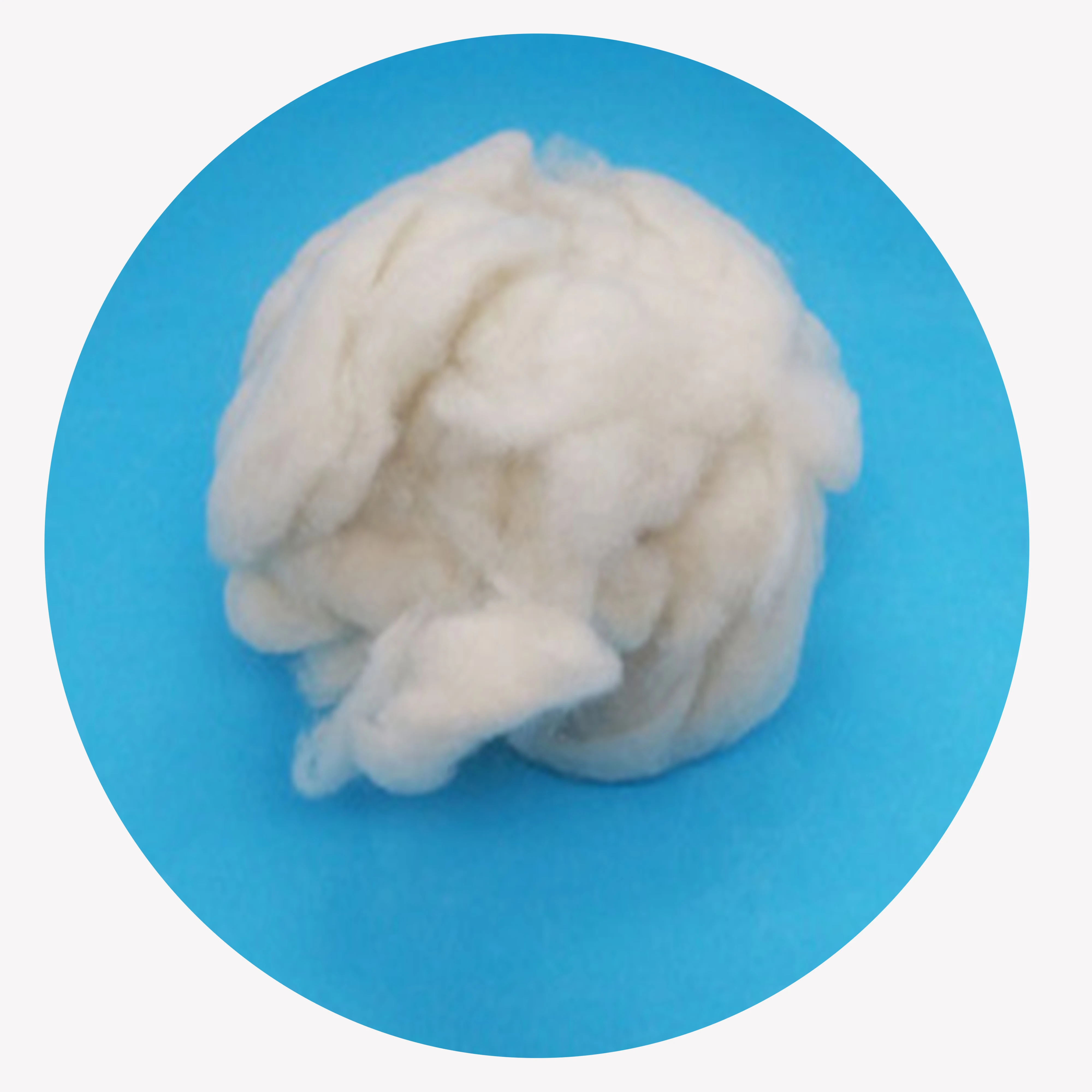 Bleached Hemp fiber with 2800NM