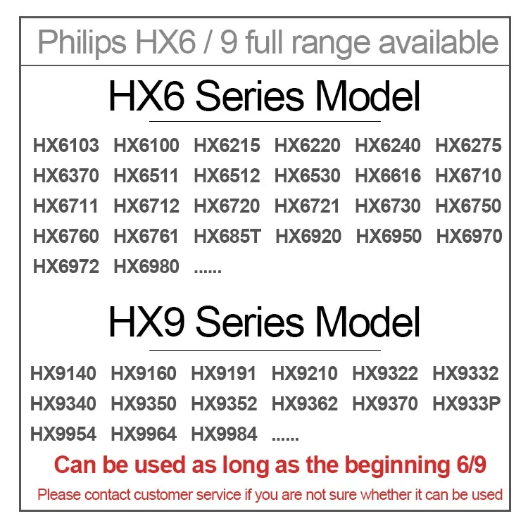 Best-selling hot-selling applies to HX9352/HX9362/HX9370 toothbrush   Portable Daily household toothbrush head