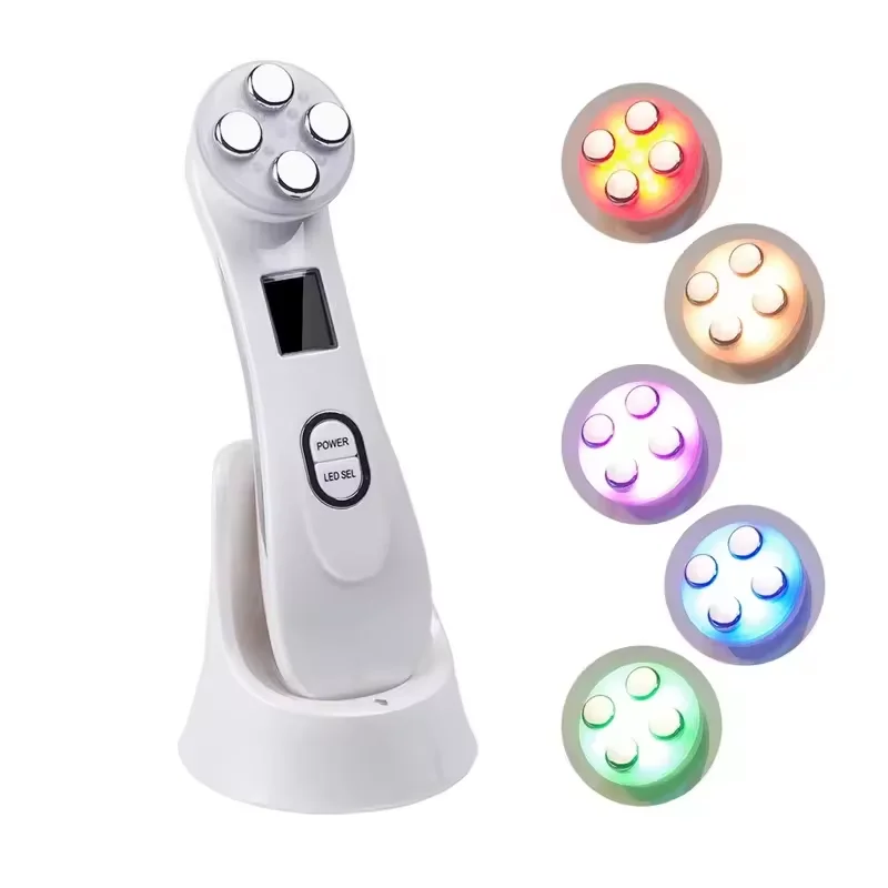 Facial Lifting Vibration Massager Skin Rejuvenating RF Radio Frequency LED Face Lifting Tighten Wrinkle Removal Skin Care