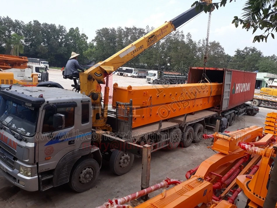 Construchtion equipment for road and bridge  concrete delivery placing  spider