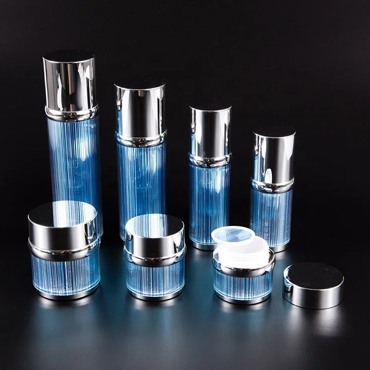 eco friendly cosmetic packaging pump bottle, biodegradable pump bottle, airless pump bottle cosmetic