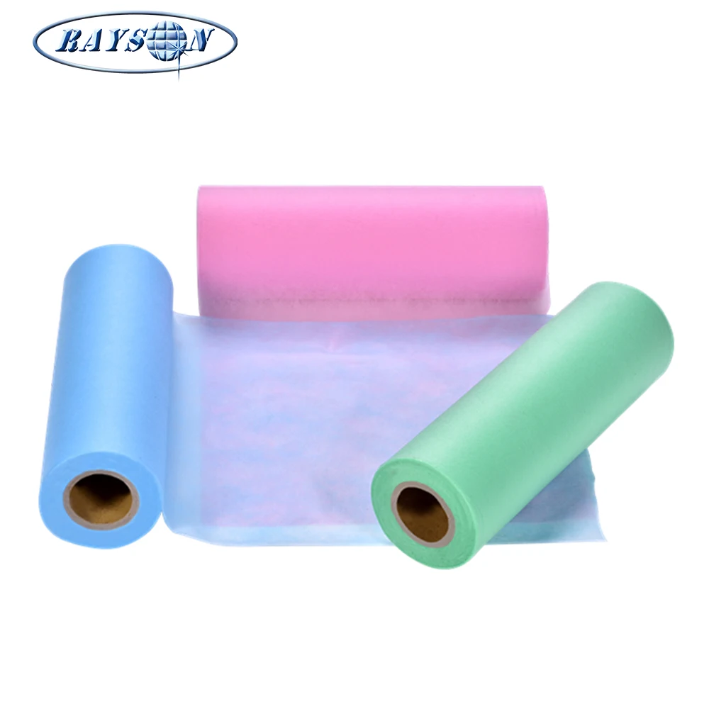 Hospital Surgical Gown Nonwoven Material In Roll Disposable Hospital Bed Sheet Medical s Non Woven Fabric Roll