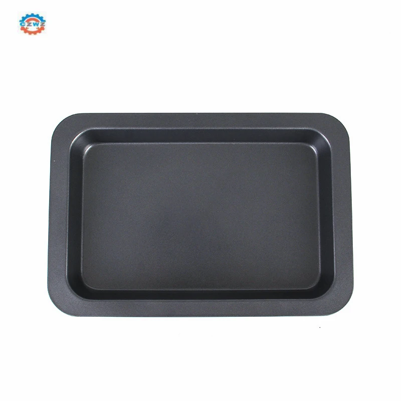 Rectangular deep drawing baking pans non-stick coating carbon steel baking tray bakeware baking pans