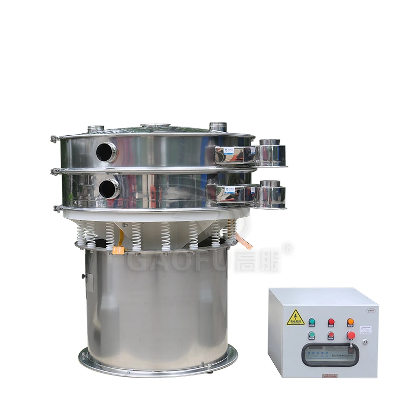 Pearl powder sieving high density sifter ultrasonic vibrating screen machine