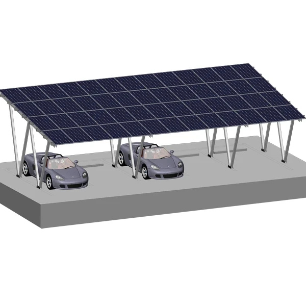 OEM Carbon Steel Aluminum Double Modern 2kw 5kw Solar Carport Design Mounting System