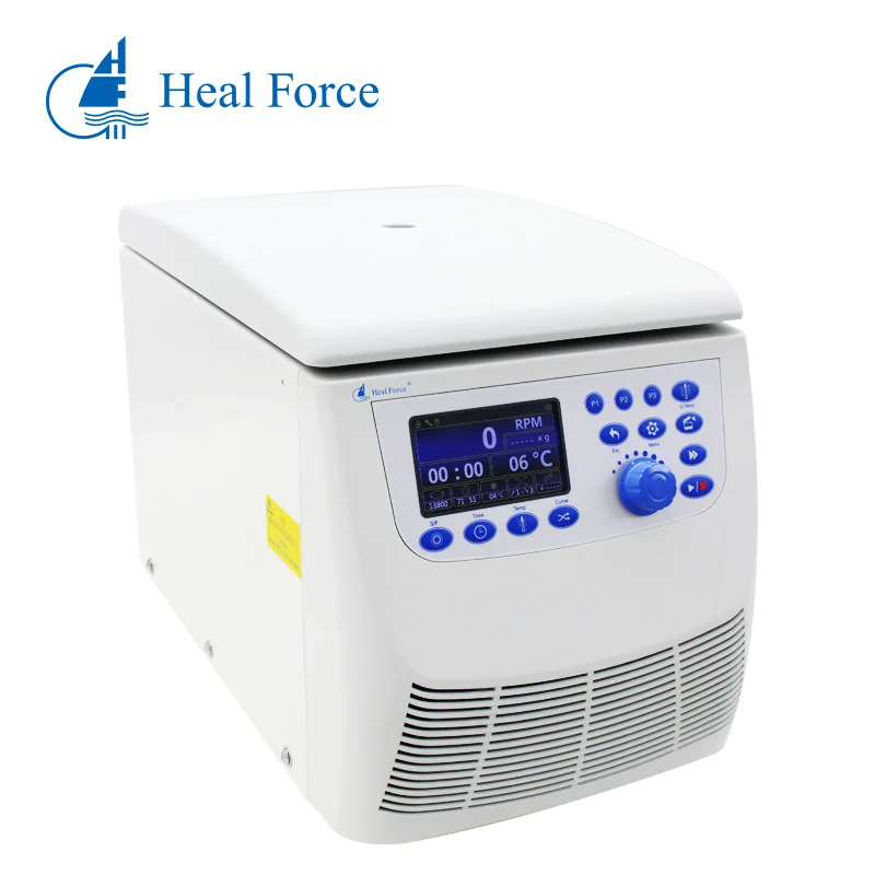 Высокоскоростная рефрижераторная центрифуга Heal Force для клинической диагностики 13800 об/мин neoффуг