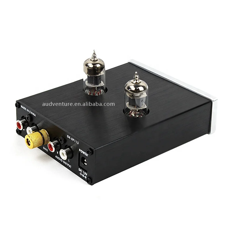 Phono Preamp RCA Input Output MM Phonograph Preamplifier for Turntable DC 12V Low Noise Pre-amp for Home Audio Stereo Recorder