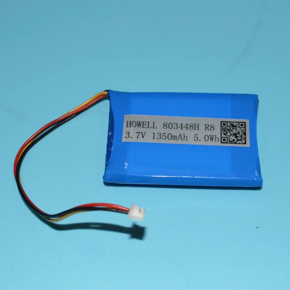 Howell Energy 20 Years Deep Cycle 803448 3.7V 1350mAh Lipo High Quality Battery for POS Terminal