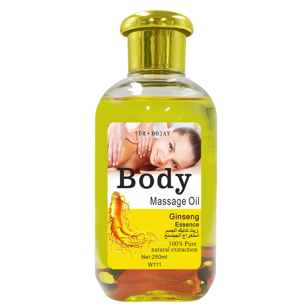 DR.BOJAY Hot Selling 100% Natural Extracted Organic Essential Oil Ginseng Massage Body Oil