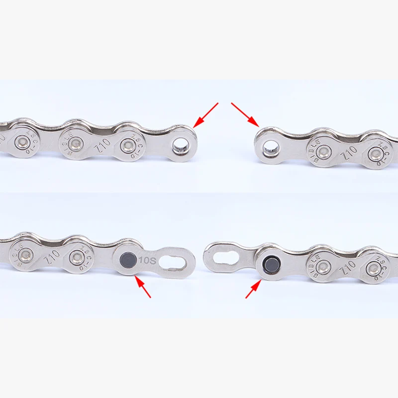 RISK 10PCS MTB Road Bike Chain Magic Buckle Connector For 6 7 8 9 10 Speed Quick Release Chain Link Master Bicycle Cycling Chain