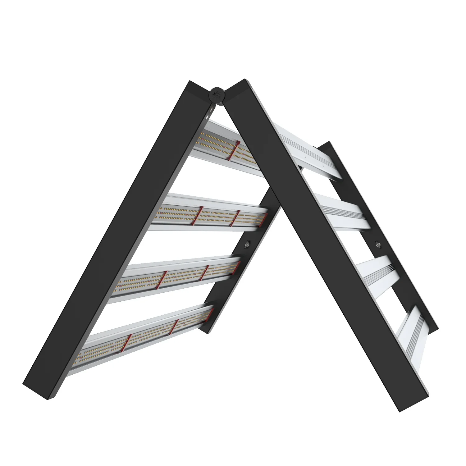 Foldable LED grow light Model E 8 bars 640W 720W use Samsung 301b 301h diodes offer high efficacy and high harvest