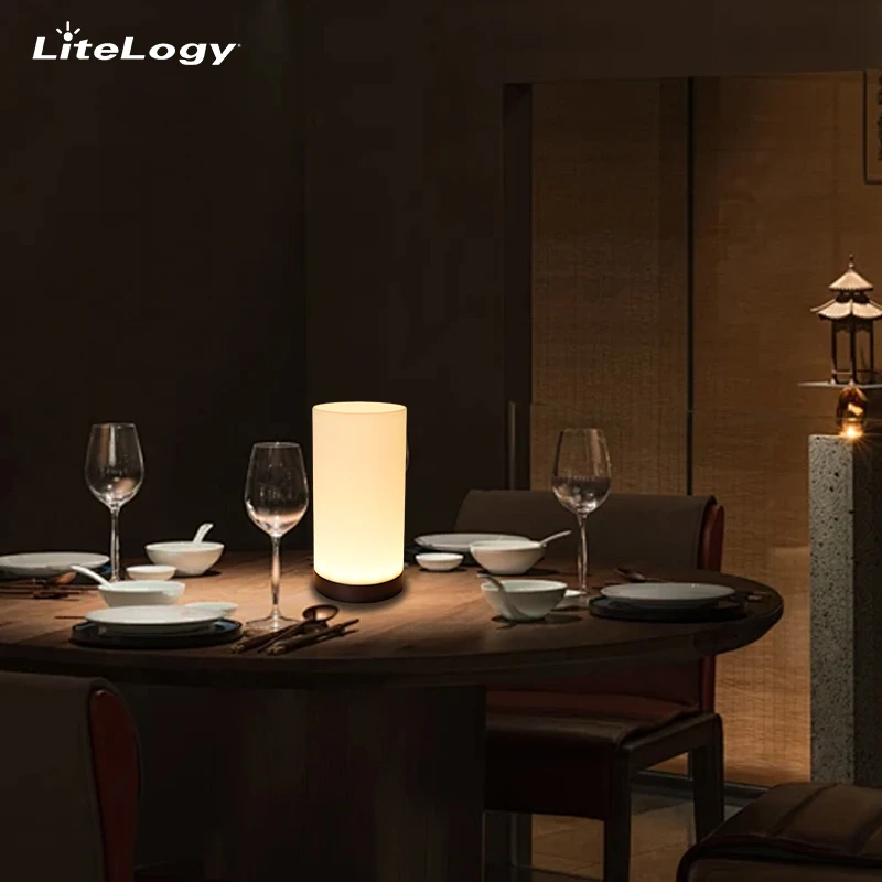 Dimmable wireless bar table lamp waterproof portable outdoor battery operated led cordless rechargeable atmosphere table lamp