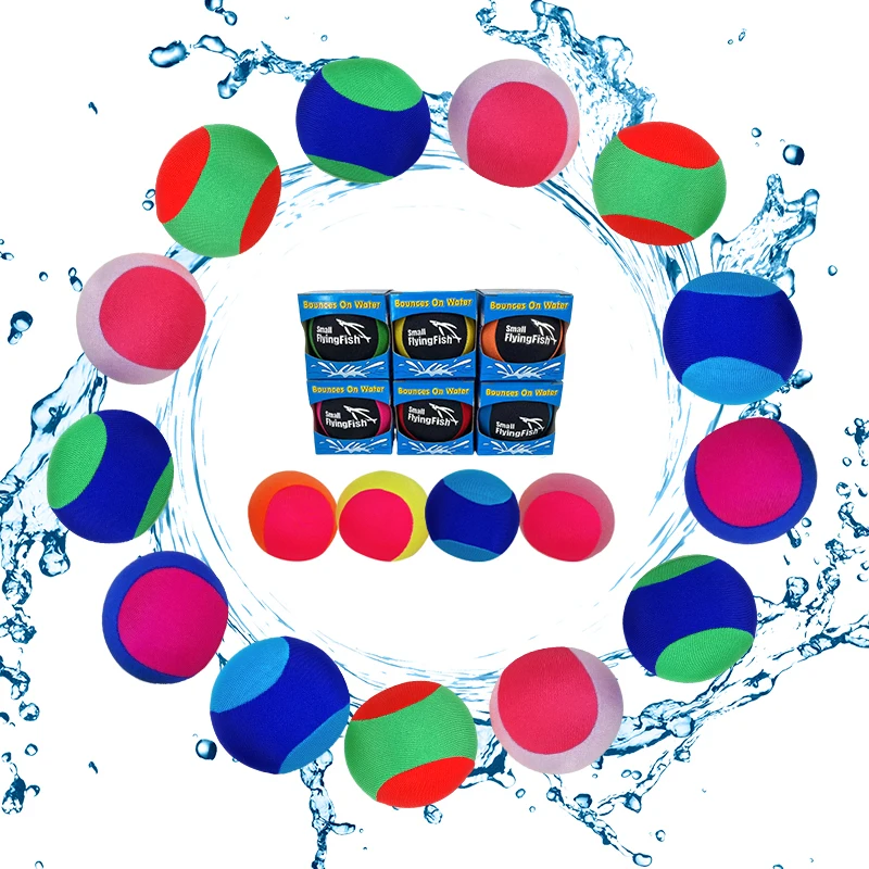 Brilliant High Quality Water Bouncing Ball Toys Pool Balls Great Summer Gift Water Skipping Kids Toy Bath Balls For Children