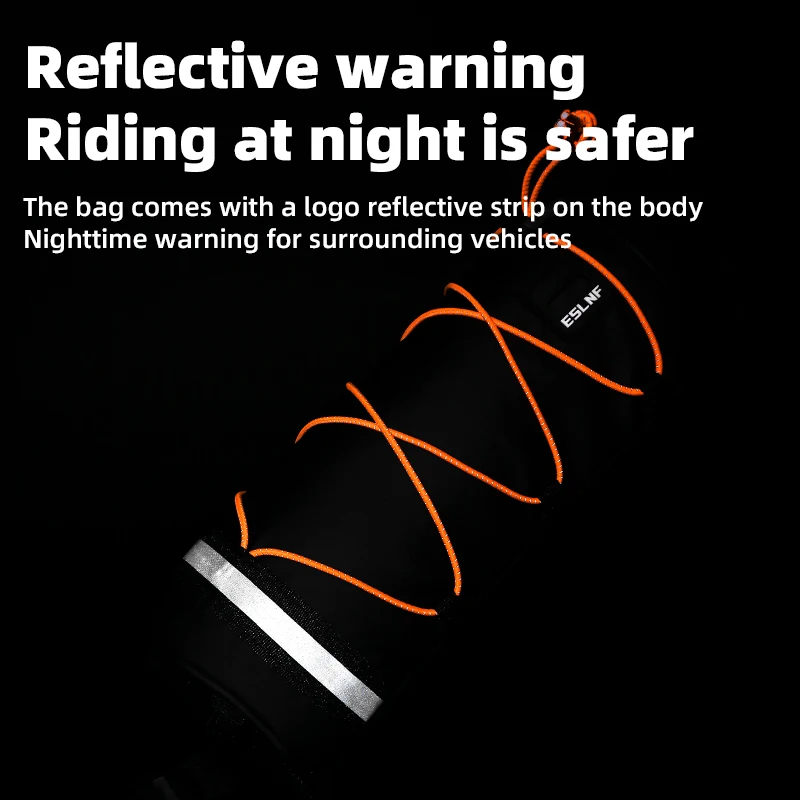 Bike Bag Portable Handlebar Pannier Multi-purpose Waterproof  Elastic Band MTB Road Cycling Frame Tube Bag