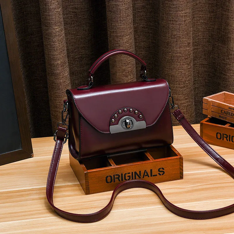 New high-end fashion retro crossbody shoulder bag for women