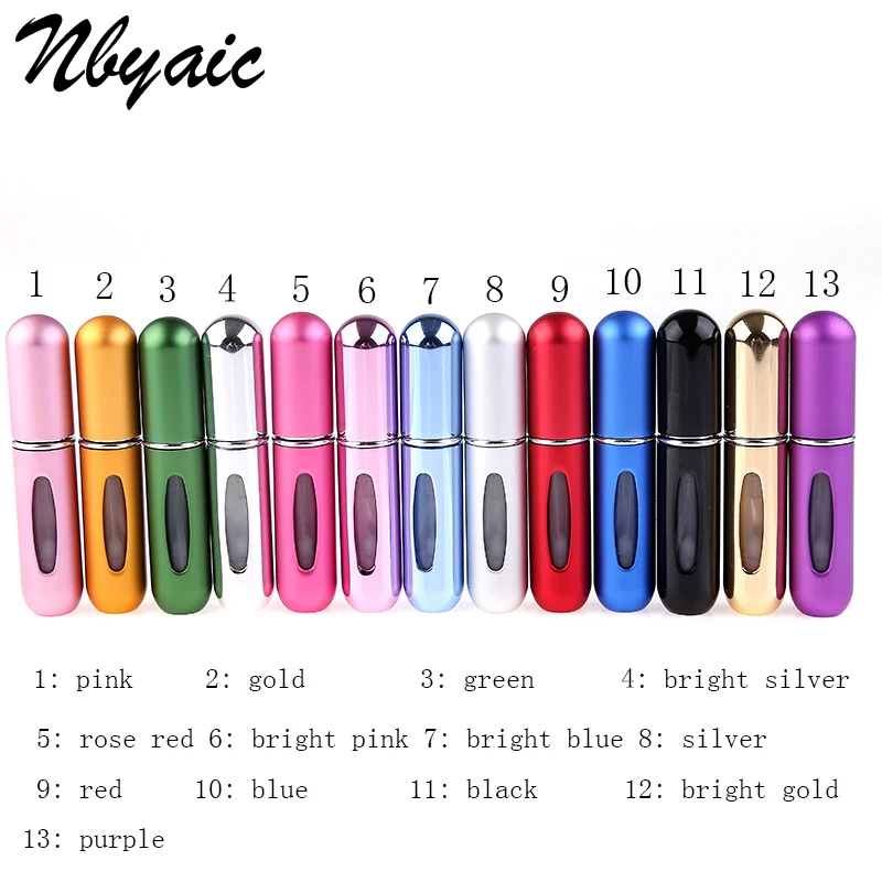 YiWu factory supplier 5ml mini cute refillable travel  botella de perfume recargable 2022  parfum perfume bottle