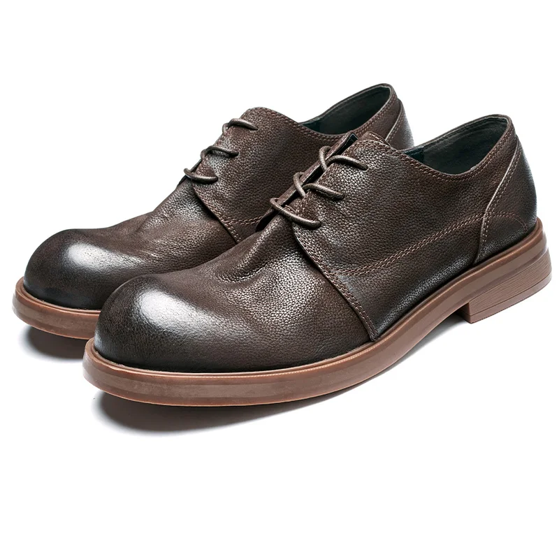 Top Quality Handmade Mens Genuine Leather Dress Shoes Italian Men Shoes men genuine leather shoes