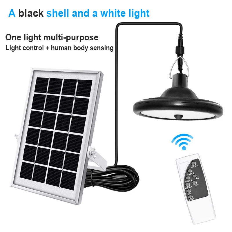 Solar Lights Indoor And Outdoor Lights Powered Lighting System Alloy With Motion Sensor Remote Control For Home House Garden