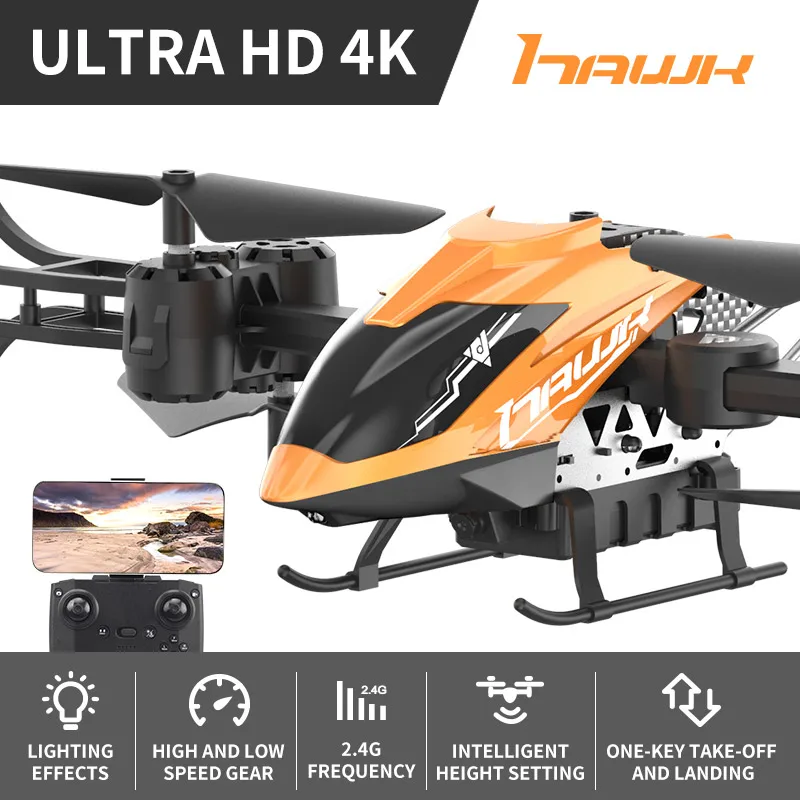 ITTL Tik tok new arrival toys 2.4G alloy 4K HD aerial photography helicopter new technology long battery life