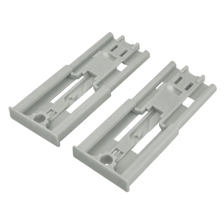 Industrial Plastic Fittings For Furniture Telescopic Drawer Slide Push To Open Damper Buffer