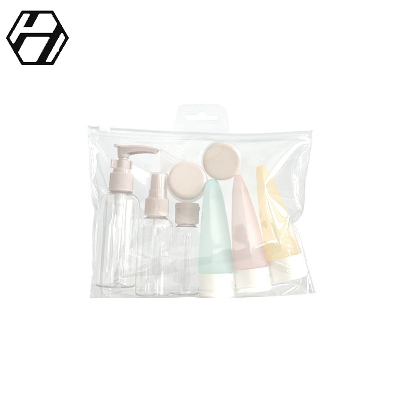 11 In 1 One Mini Travel Bottle Set For Cosmetic Packaging Plastic Travel Set Cosmetic Container Travel Kit Plastic Bottles