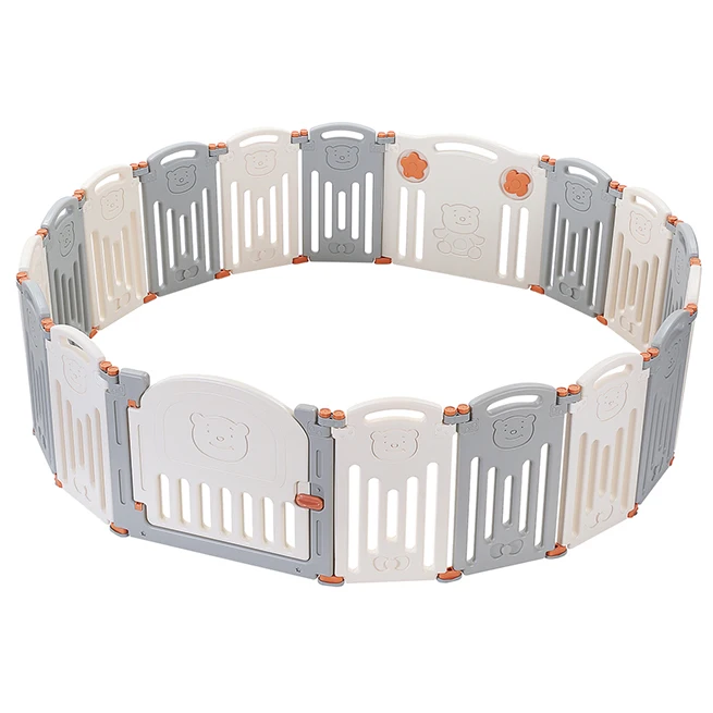 
Hot selling high security fence children toy fence folding portable playpen 