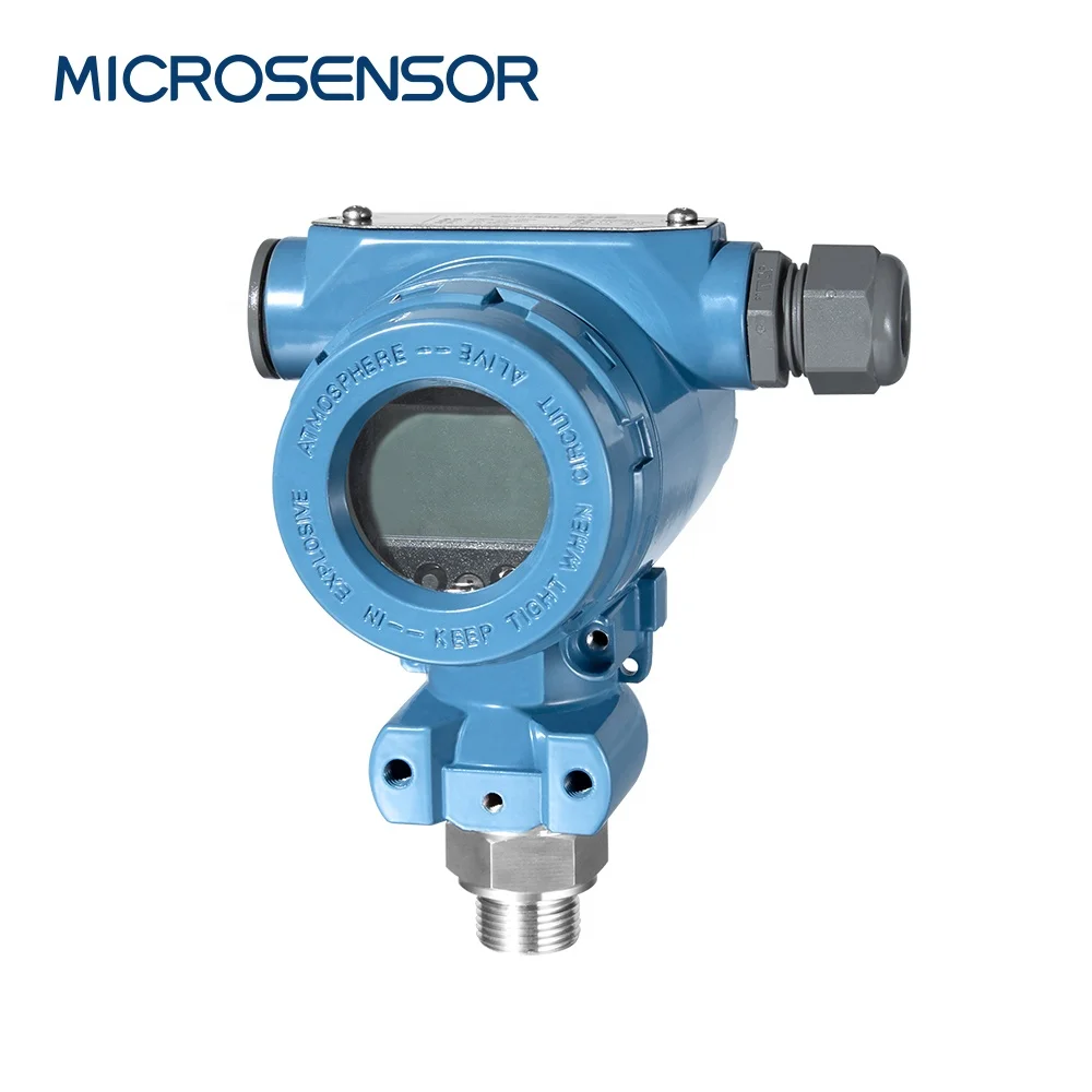 Microsensor Water Liquids Customized 4-20mA Pressure Sensor Digital HART Intelligent IP65 Pressure Transmitter MPM486
