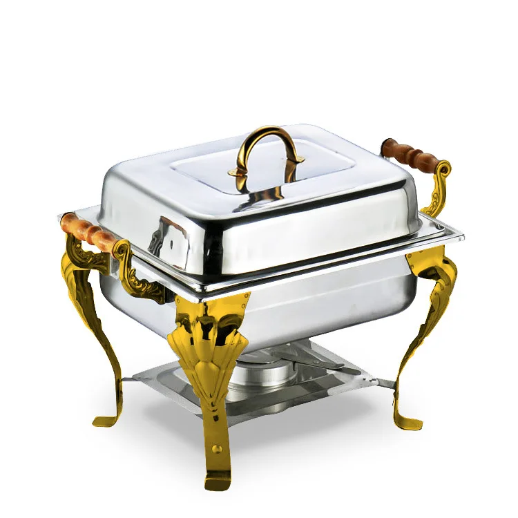 FTS Chafing Dishes Catering Set Food Warmers Warmer Chaffing Luxury Stove Chefing Wholesale Buffet Chafing Dish
