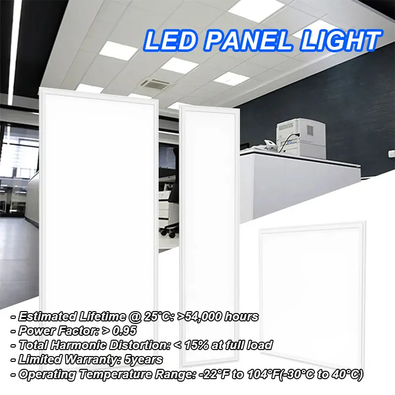 Offices Ceiling Installation CCT Selectable Back-lit 2x2 2x4 1x4 Flat Led Backlight Panel Light