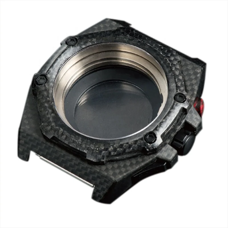 Лучшие аксессуары для рукоделия из углеродного волокна 100% прочные ультралегкие изделия с индивидуальными узорами Роскошный чехол для часов из углеродного волокна
