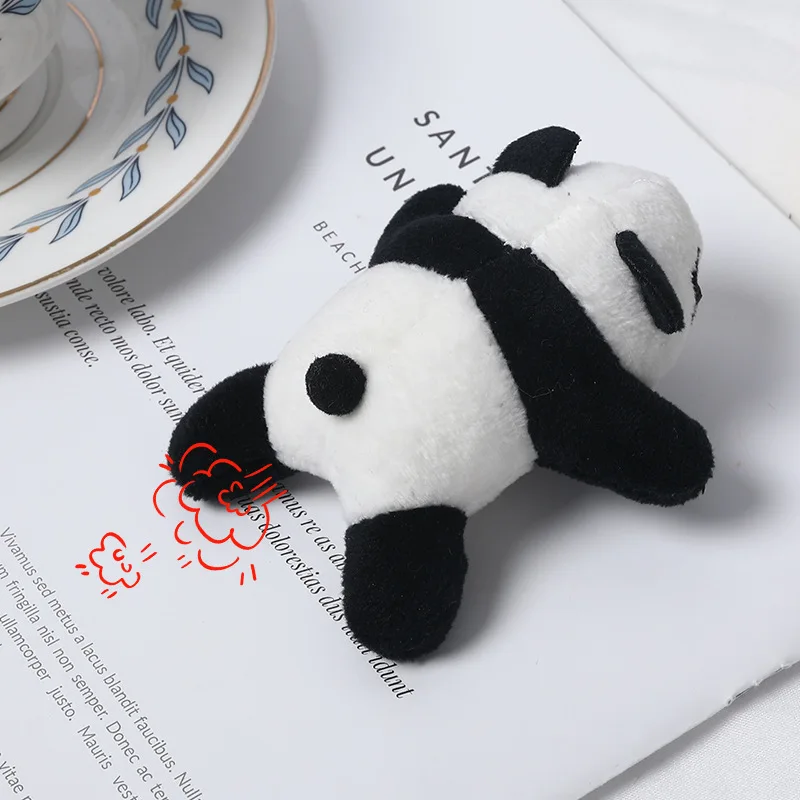 New cartoon hair card accessories backpack pins doll clothing accessories red panda brooch