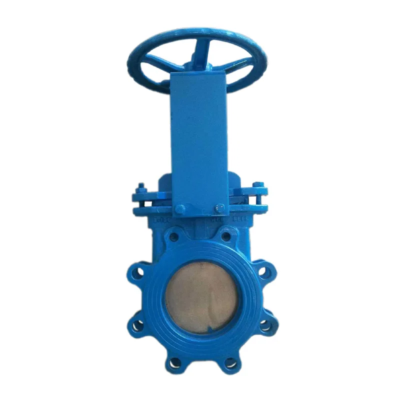 pn16 air operated knife type gate valve