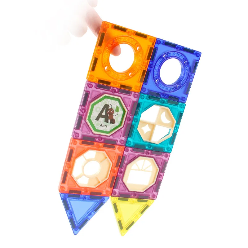 185PCS window magnetic ball slide block educational assembly building blocks kids educational toys