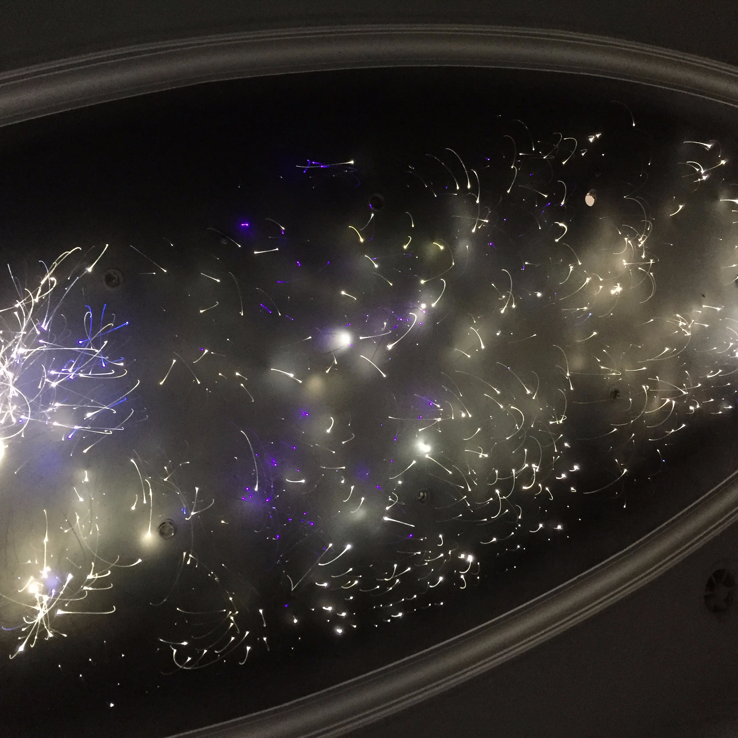 Fiber optic light kits for sauna room starry sky