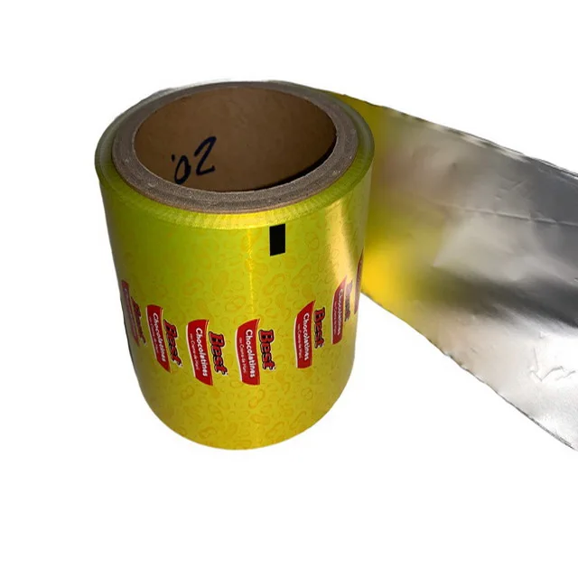 
custom logo printing embossed candy wrapping aluminum aluminium foil wrapped chocolate bars 