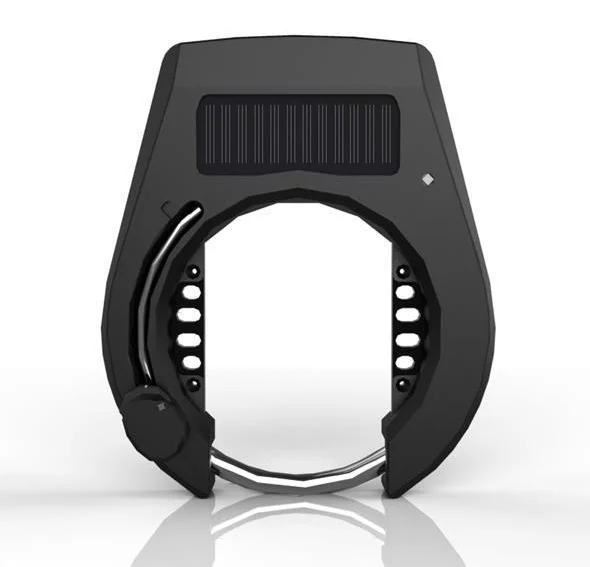 2024 New arrival bicycle Bluetooth horseshoe lock bicycle lock APP unlocking with solar panel for road bike mountain bike