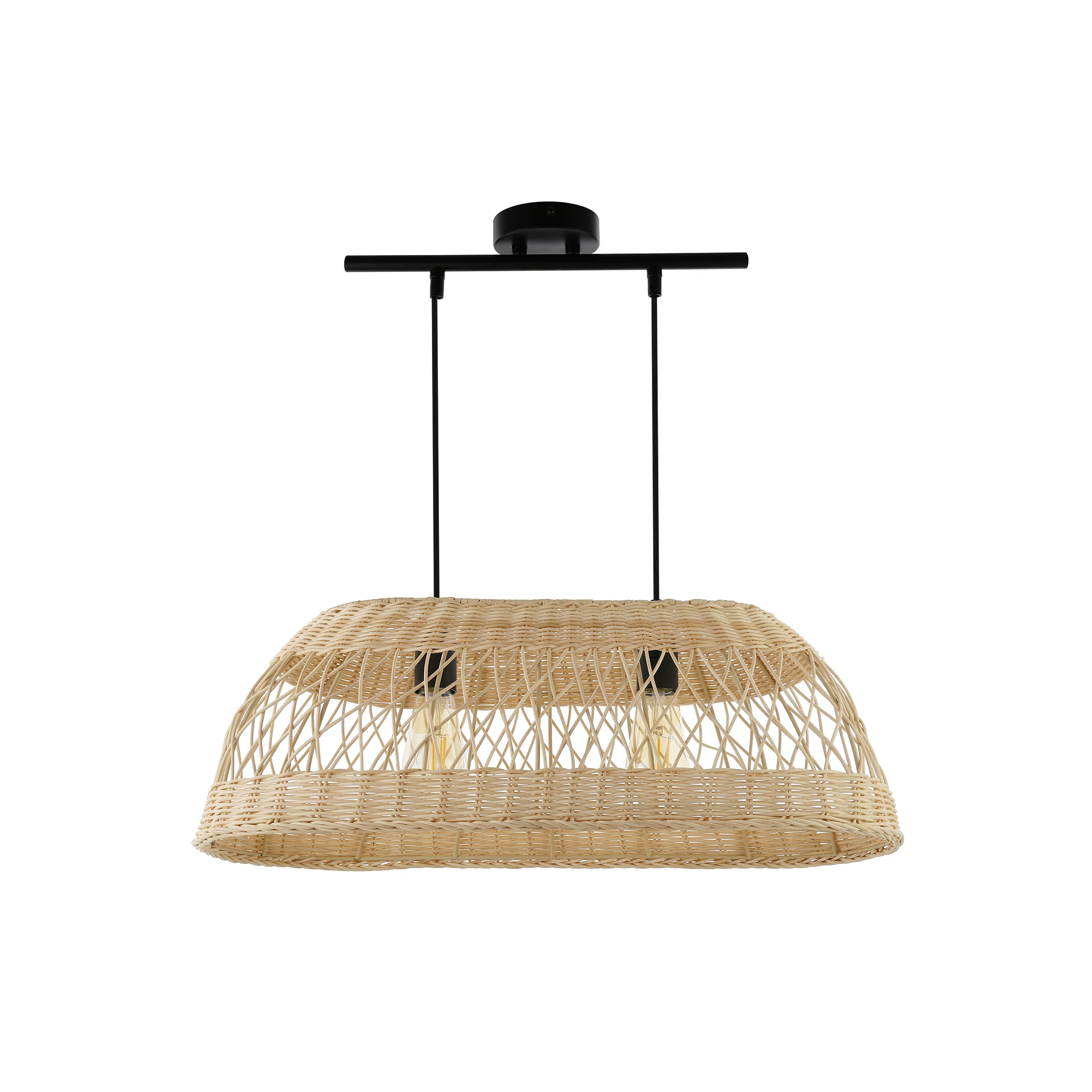 Simple modern Bamboo lamps hand-made indoor light lamparas de techo kitchen chandelier ceiling light rattan pendant light
