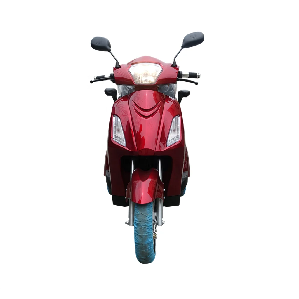 Red color electric three wheeler scooter for old or disabled China factory eec approved electric tricycle for adult