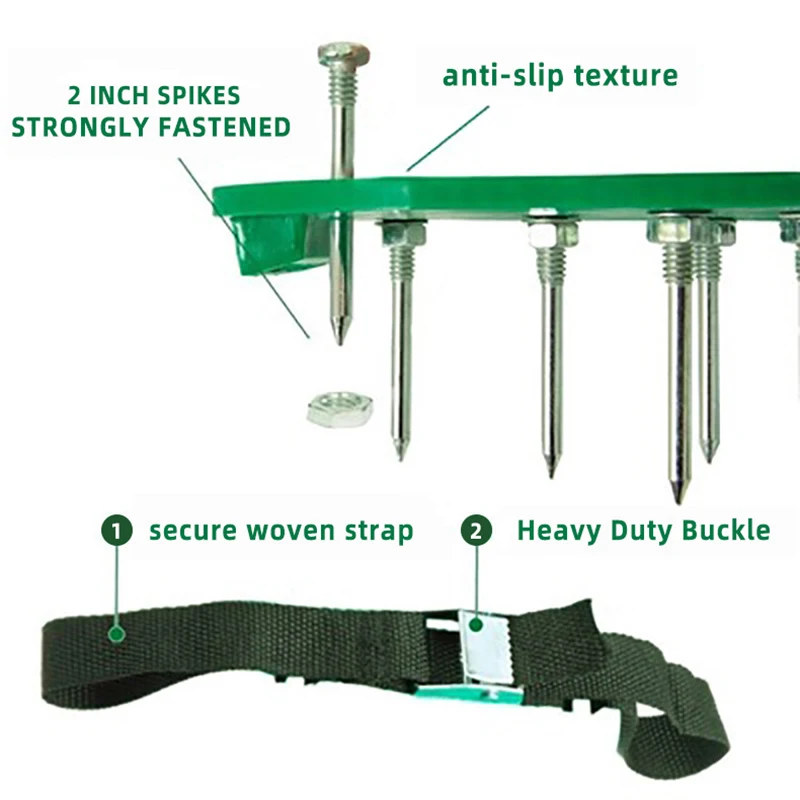 Garden Ripper Drilling Tools PP Lawn Hard Soil Agricultural Garden Adjust Lawn Make Soil Garden Spike Shoes