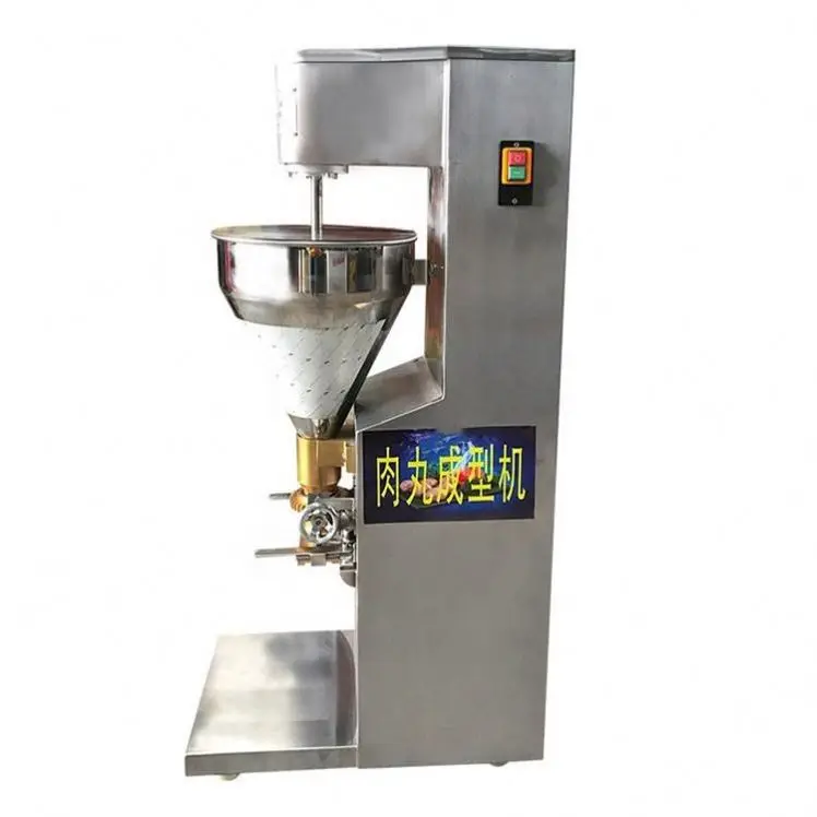Commercial Fully Automatic Beef Meatball Forming Machine for Restaurants New Condition with PLC Components