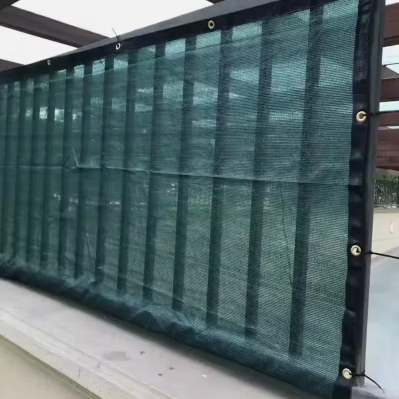 Ограждение для стадиона из полиэтилена HDPE пластиковая затеняная сетка лобового стекла