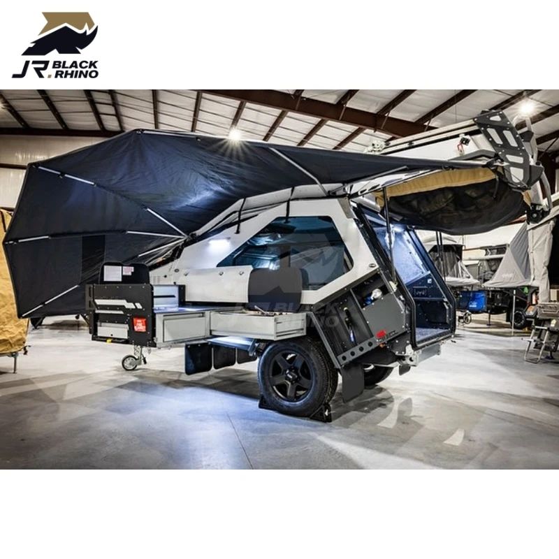 Погодостойкий Гибридный наземный караван Rv мини-прицеп 15ft Camper