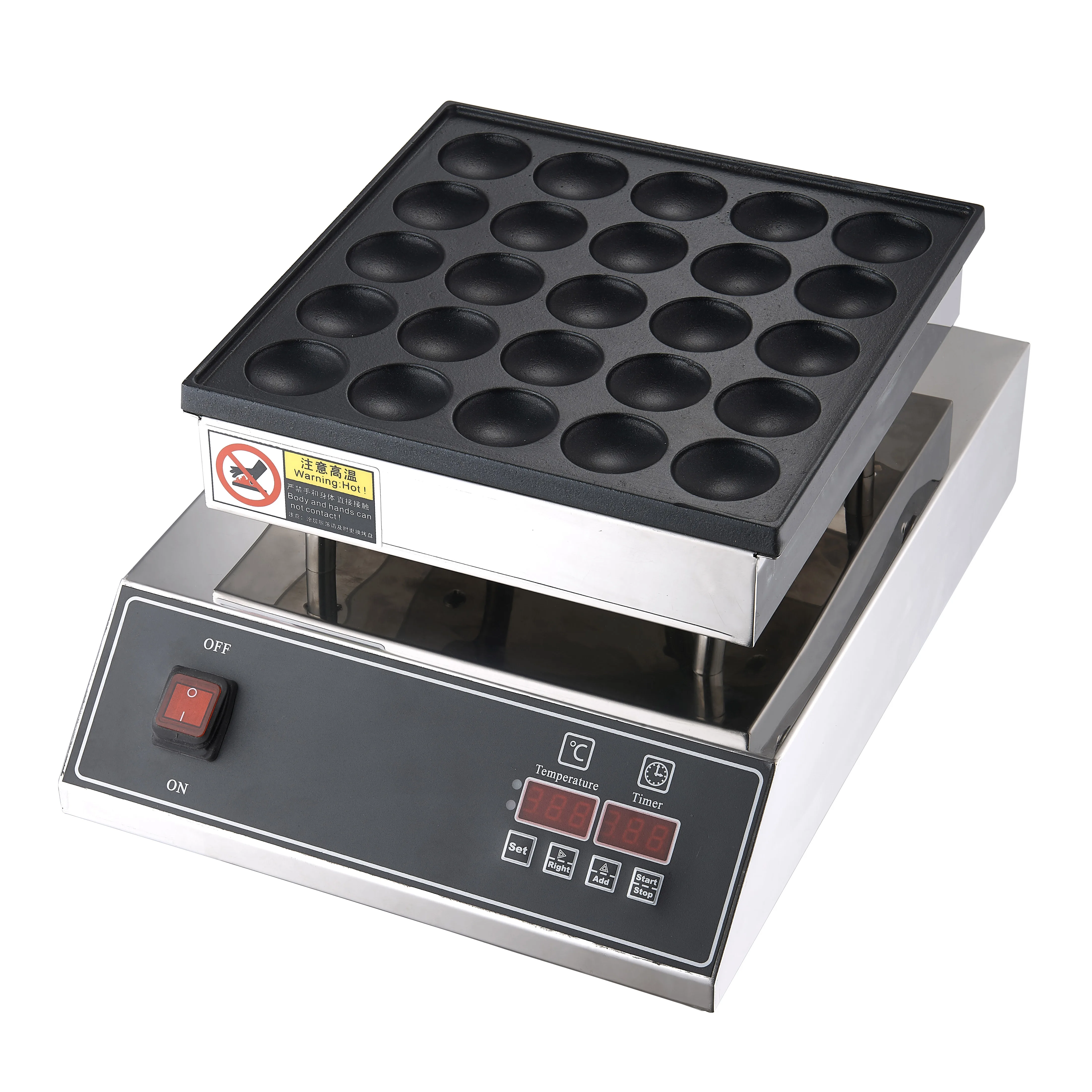 Hot baking equipment commercial electric poffertjes grill mini 25 pancake maker machine