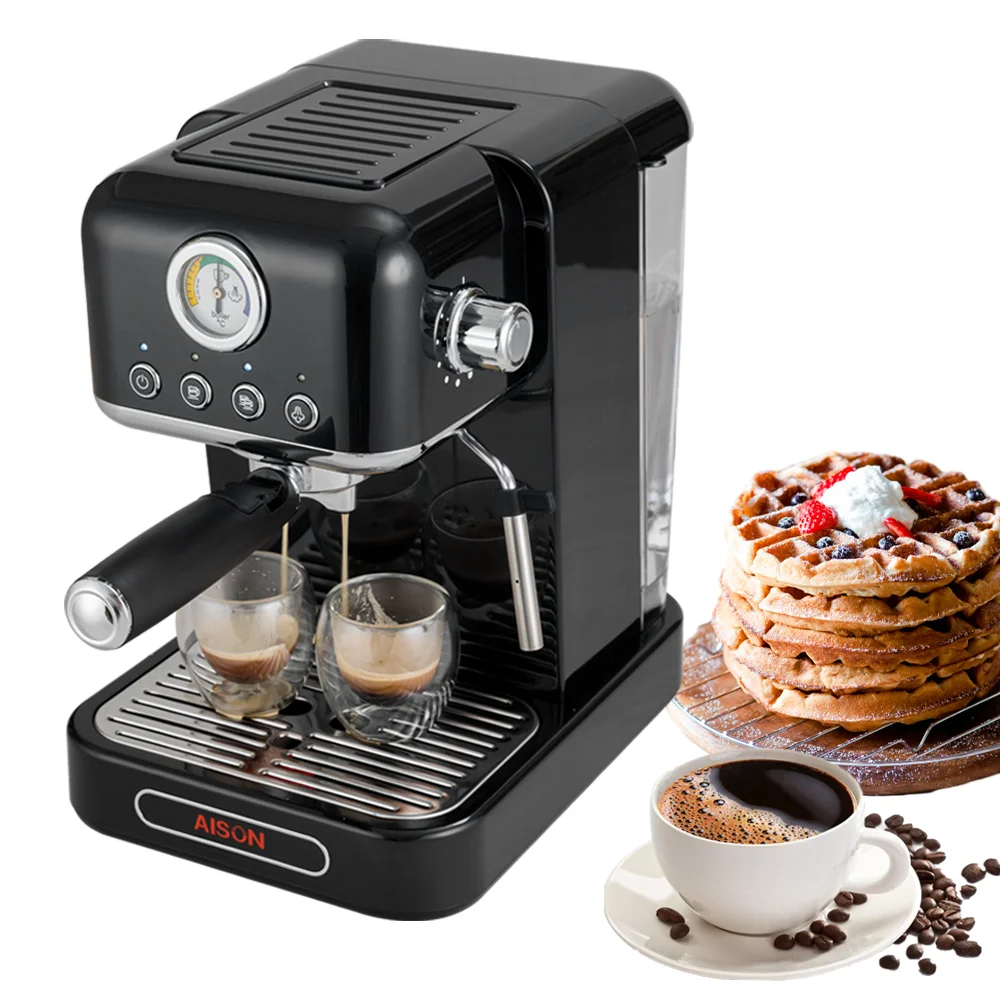 Fashion High End Grinding Espresso Coffee Maker Machines For Home