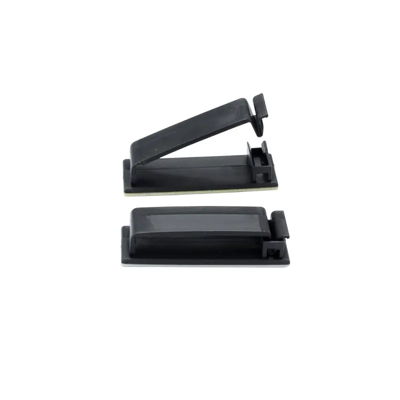 Пластиковое крепление для кабельной стяжки с фиксирующим сиденьем 3 м клейкого типа