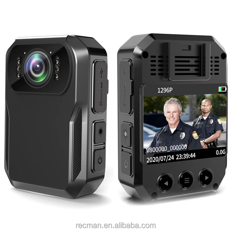 ODM 4K HD 1296P Night Vision Portable Body Camera with WiFi Video Recording Camera Body for Cop Law Enforcement