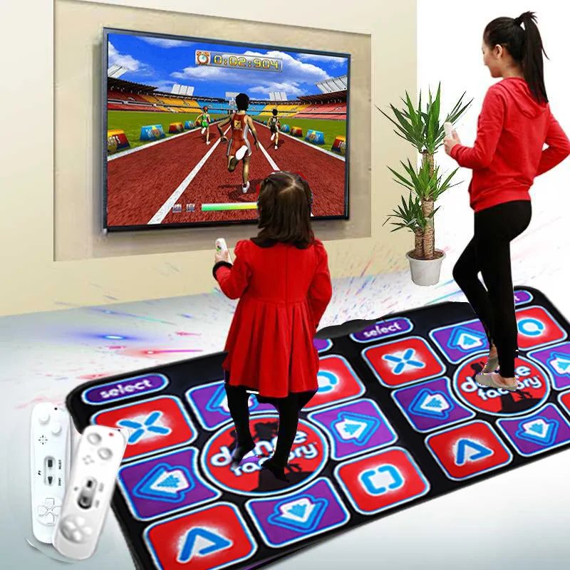 Non-Slip Double Dancers Music Pads Home Indoor Led Electronic Light Up Dance Floor Mat