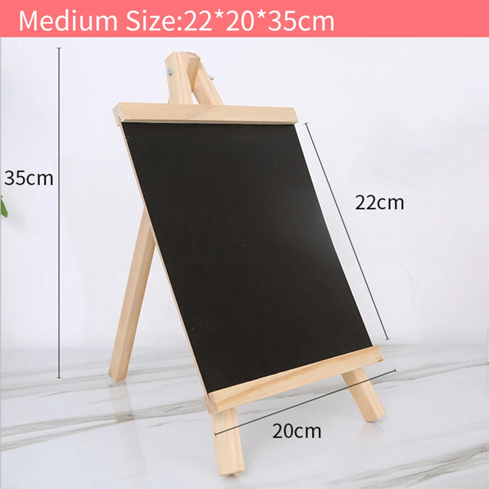 5 Sizes Heavy Duty Easel Mini Blackboard Wholesale Kids Art Desktop Easel Display Stands Mini Wood Easel